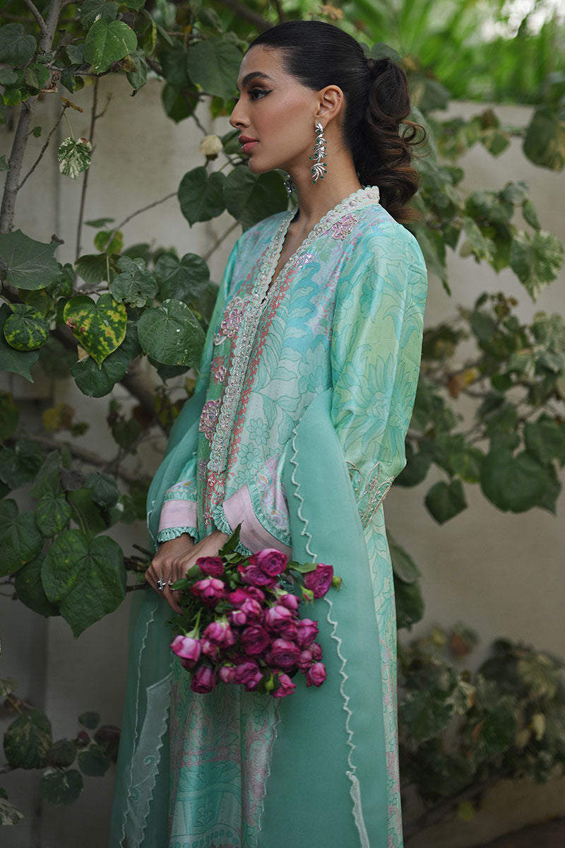 Ansab Jahangir | Secrets and Silk Eid Edit Silks 25 | Brreza Shirt and Dupatta - Official Ansab Jahangir stockist in UK - Sakeena London