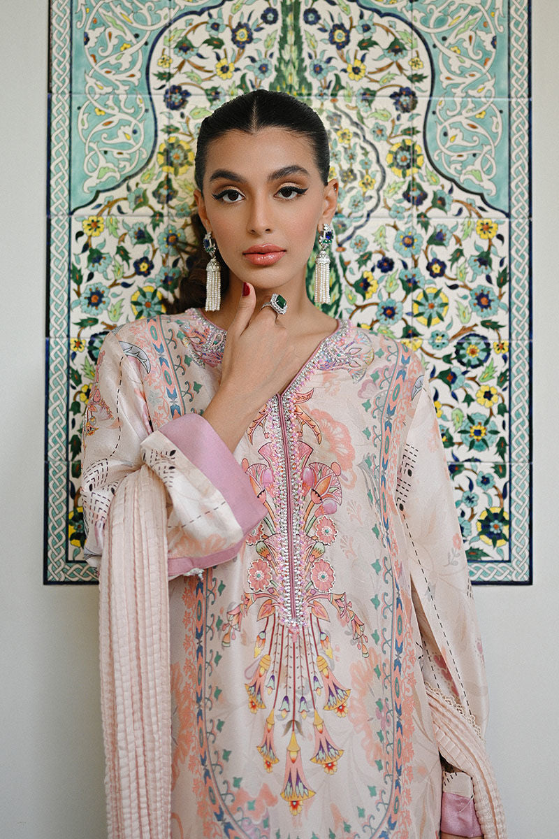 Ansab Jahangir | Secrets and Silk Eid Edit Silks 25 | Liora Shirt and Dupatta - Official Ansab Jahangir stockist in UK - Sakeena London