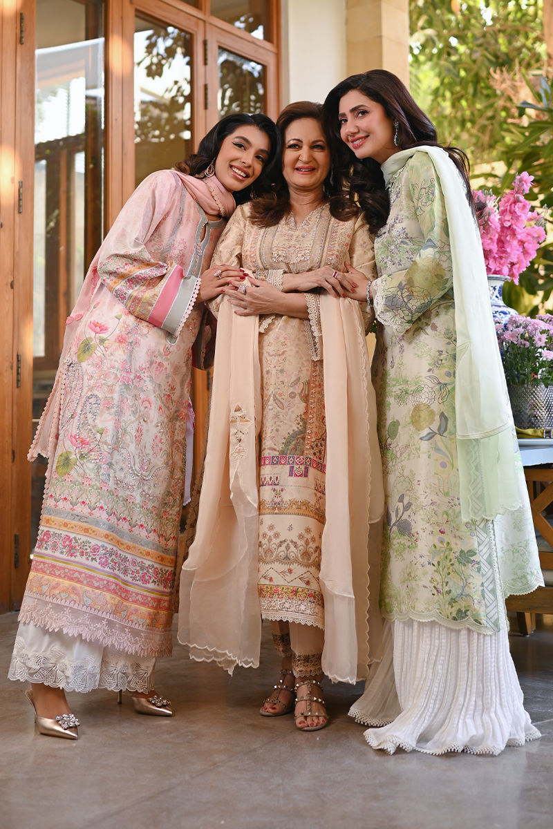 Ansab Jahangir | Secrets and Silk Eid Edit Silks 25 | Aviara Shirt and Dupatta - Official Ansab Jahangir stockist in UK - Sakeena London