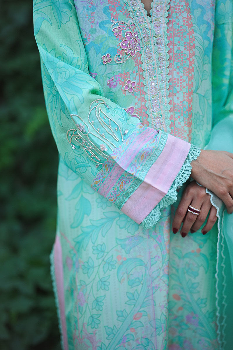 Ansab Jahangir | Secrets and Silk Eid Edit Silks 25 | Brreza Shirt and Dupatta - Official Ansab Jahangir stockist in UK - Sakeena London