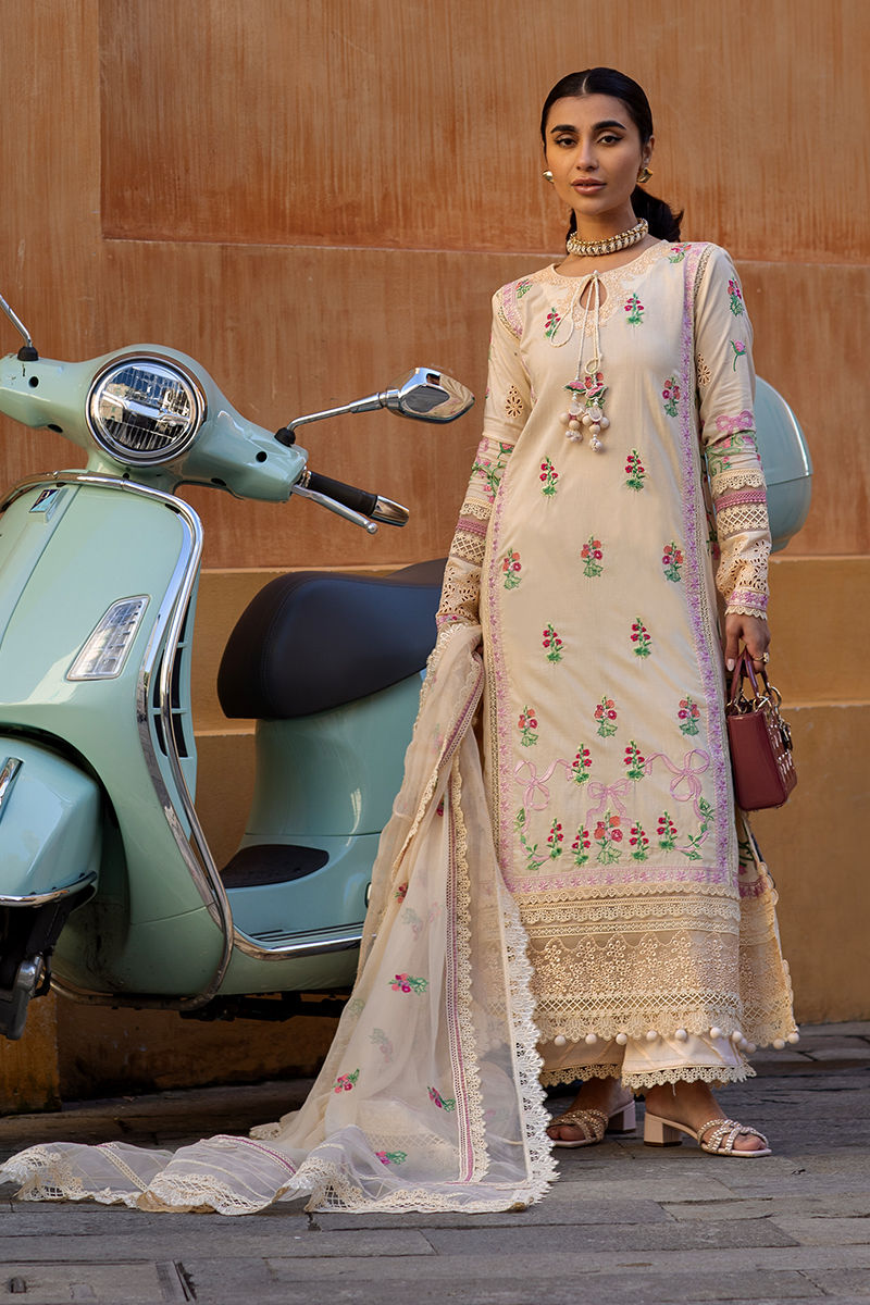 Ansab Jahangir | Zoha Luxury Lawn 25 | Rosalie - Official Ansab Jahangir stockist in UK - Sakeena London