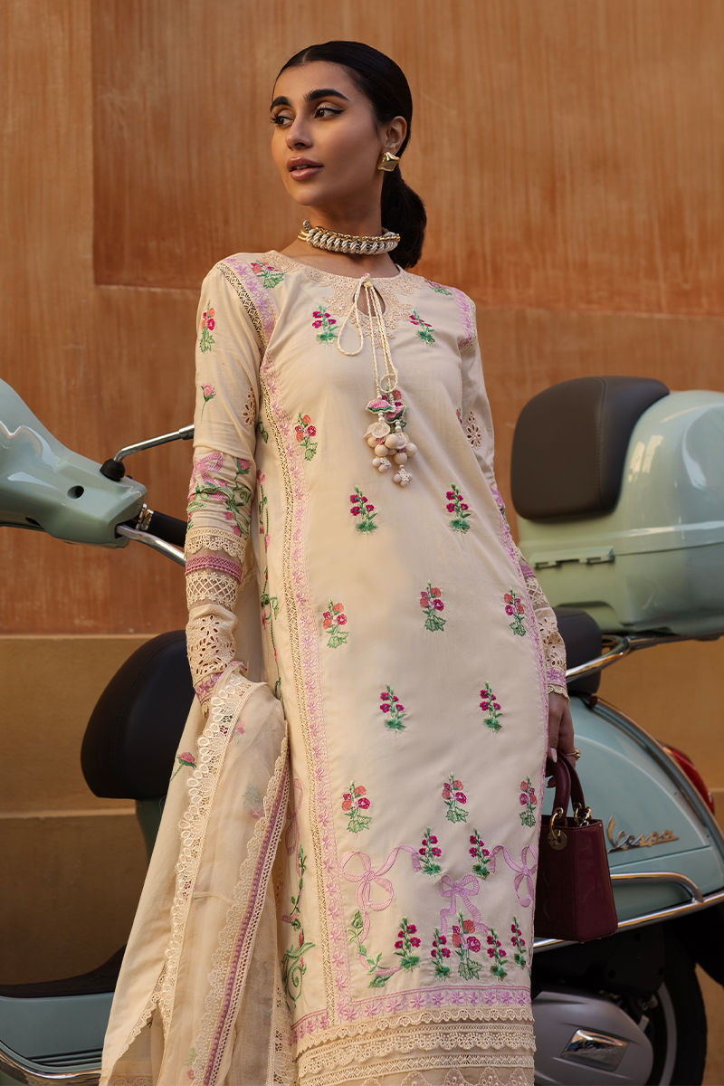 Ansab Jahangir | Zoha Luxury Lawn 25 | Rosalie - Official Ansab Jahangir stockist in UK - Sakeena London