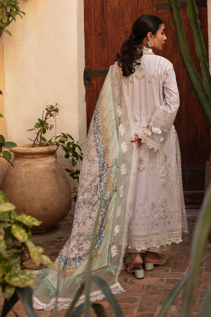 Ansab Jahangir | Zoha Luxury Lawn 25 | BabyÃ¢ÂÂs Breath - Official Ansab Jahangir stockist in UK - Sakeena London