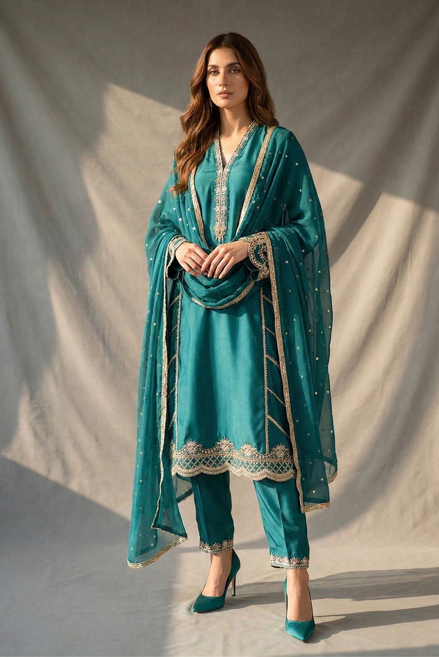Deepak Perwani | Nazia Eid Edit 26 | KTD4201 by Deepak Perwani – Pakistani designer wear