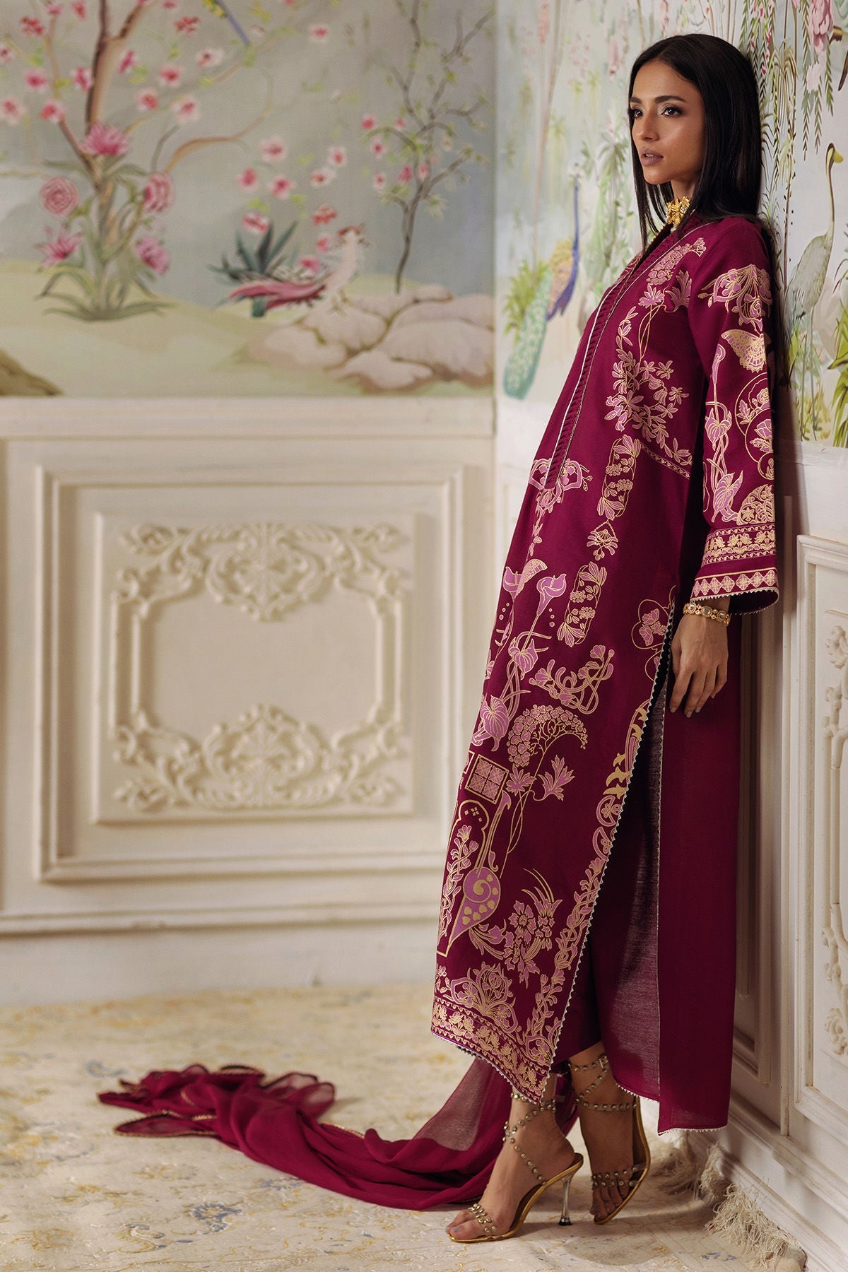 Annus Abrar | Elemental Festive | Renali (Shirt, Pants and Dupatta) - Official Annus Abrar stockist in UK - Sakeena London