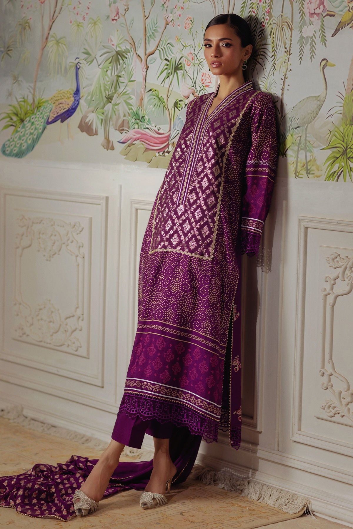 Annus Abrar | Elemental Festive | Hurmia (Shirt, Pants and Dupatta) - Official Annus Abrar stockist in UK - Sakeena London