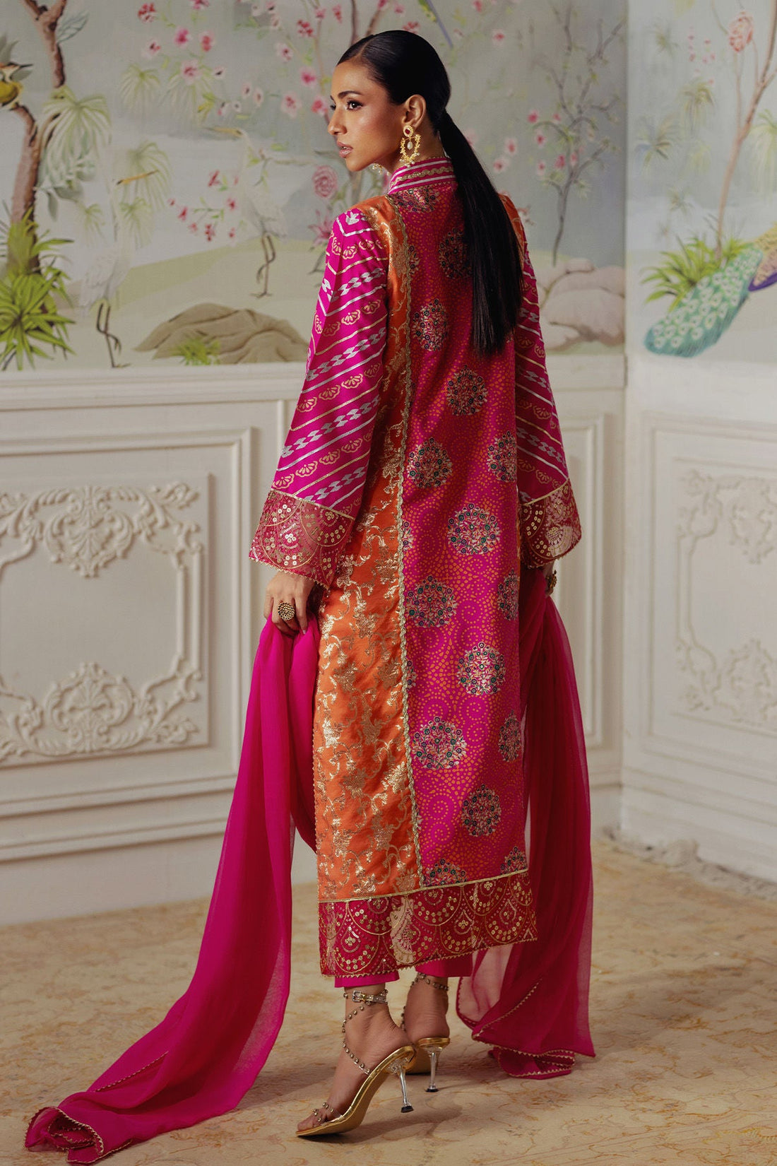 Annus Abrar | Elemental Festive | Rumniya (Shirt, Pants and Dupatta) - Official Annus Abrar stockist in UK - Sakeena London
