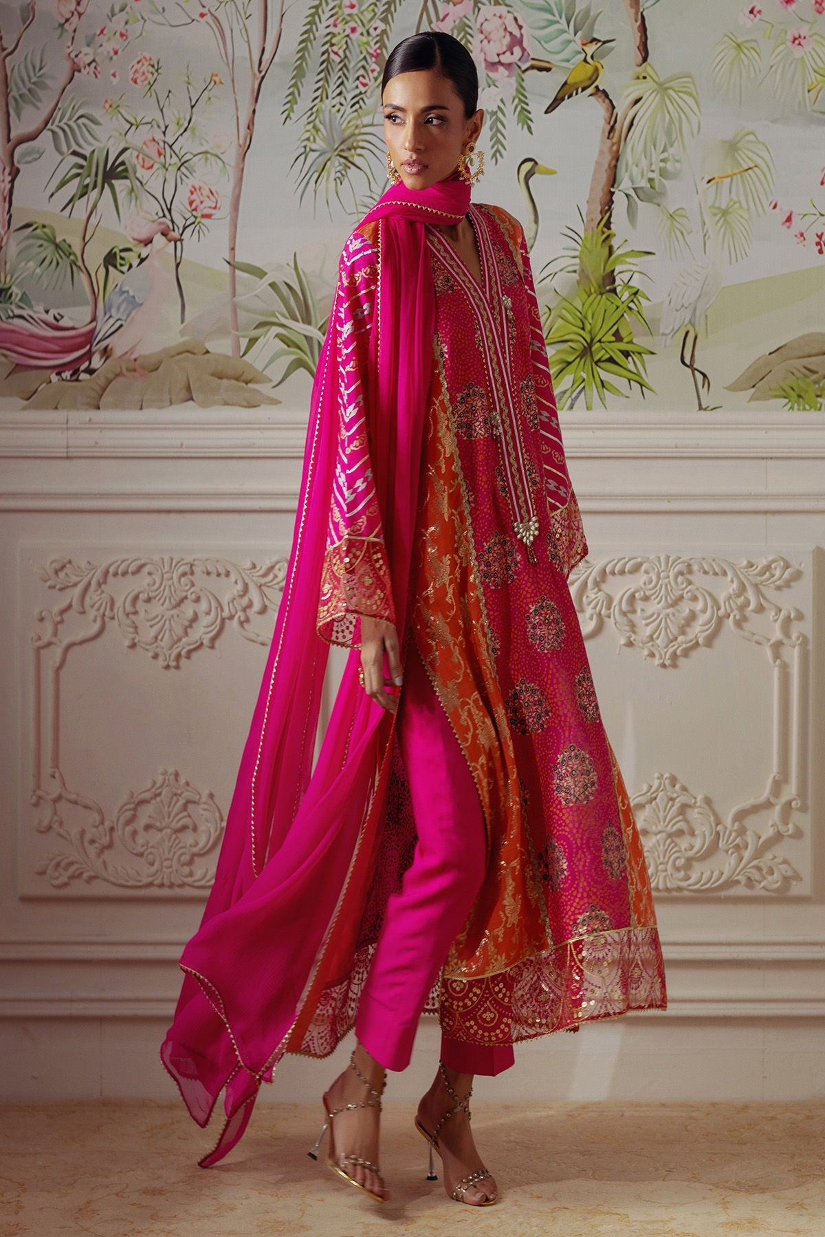 Annus Abrar | Elemental Festive | Rumniya (Shirt, Pants and Dupatta) - Official Annus Abrar stockist in UK - Sakeena London