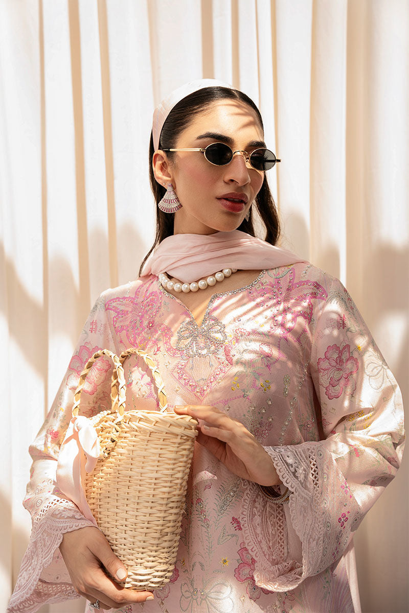 Ansab Jahangir | Digital Silk | Mahira Shirt And Dupatta - Official Ansab Jahangir stockist in UK - Sakeena London