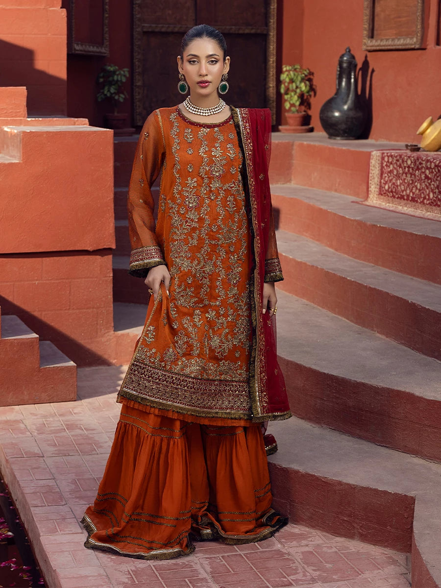 Salitex | Signature Festive Chiffon | SUNW6JI019UT - Official Salitex stockist in UK - Sakeena London