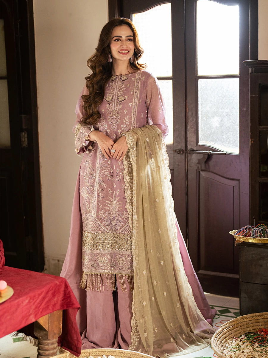 Salitex | Signature Festive Chiffon | SUNW6JI047UT - Official Salitex stockist in UK - Sakeena London