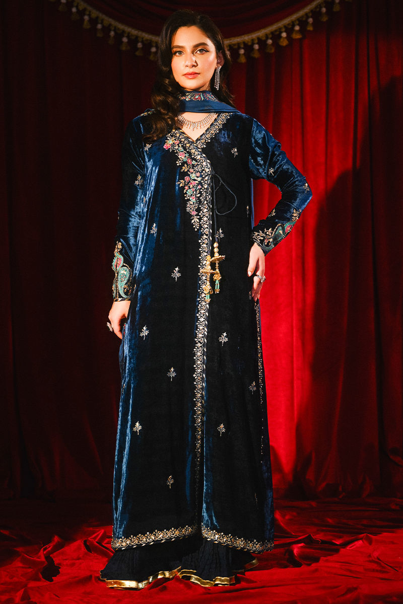 Ansab Jahangir | So Hot Luxury Velvets | Farah - Official Ansab Jahangir stockist in UK - Sakeena London