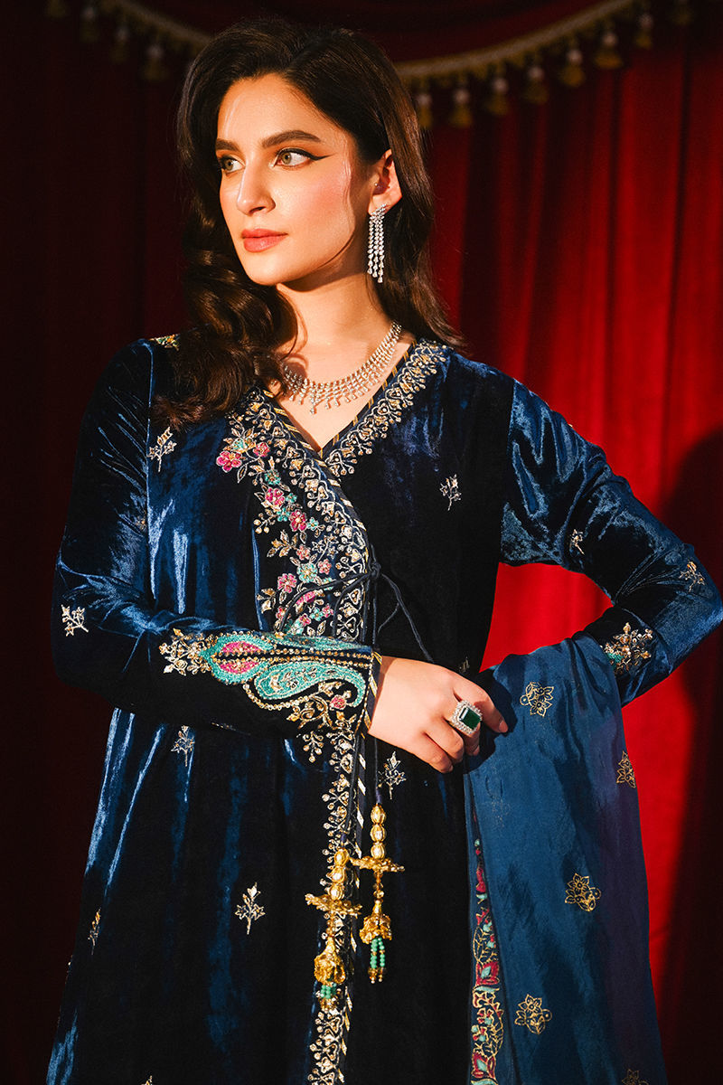Ansab Jahangir | So Hot Luxury Velvets | Farah - Official Ansab Jahangir stockist in UK - Sakeena London
