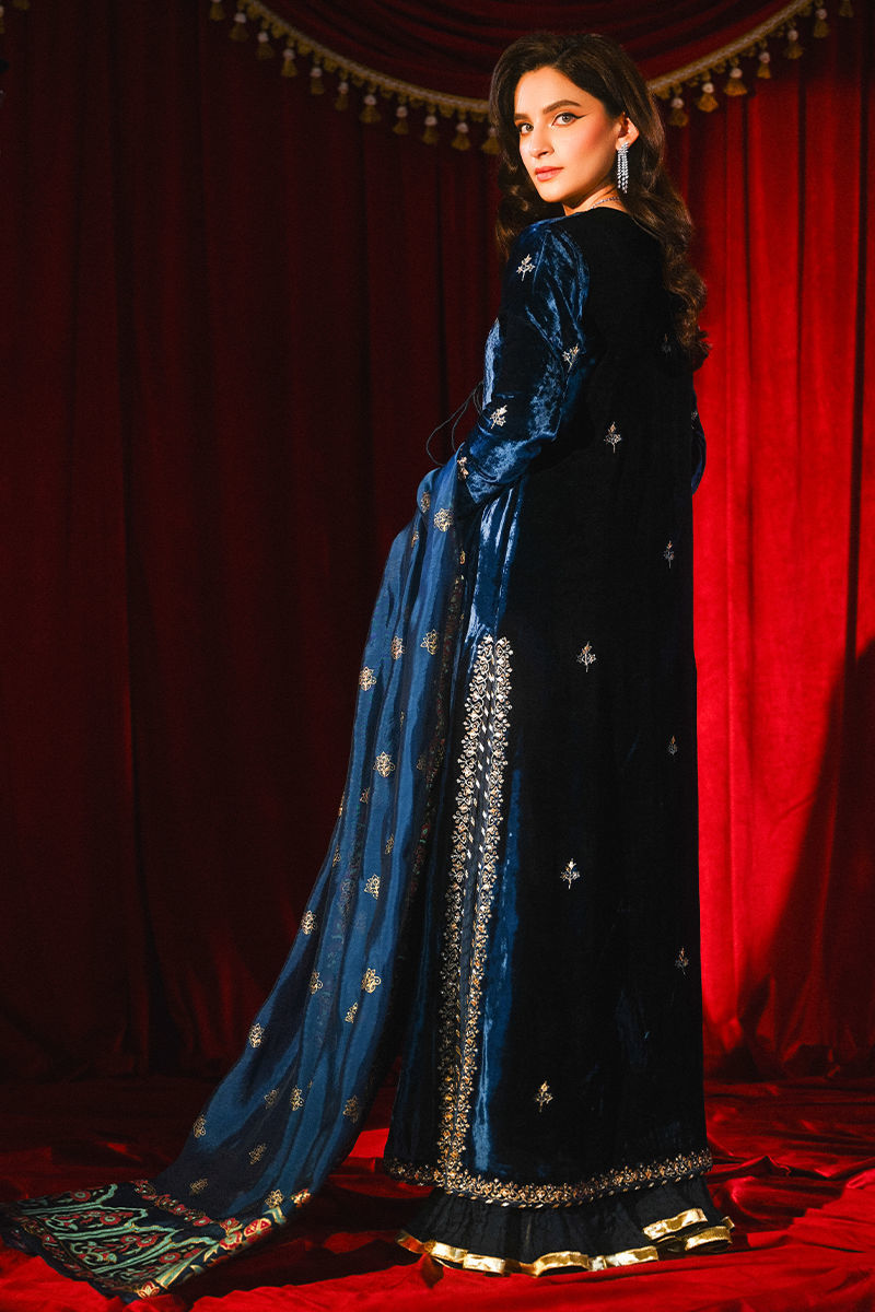 Ansab Jahangir | So Hot Luxury Velvets | Farah - Official Ansab Jahangir stockist in UK - Sakeena London