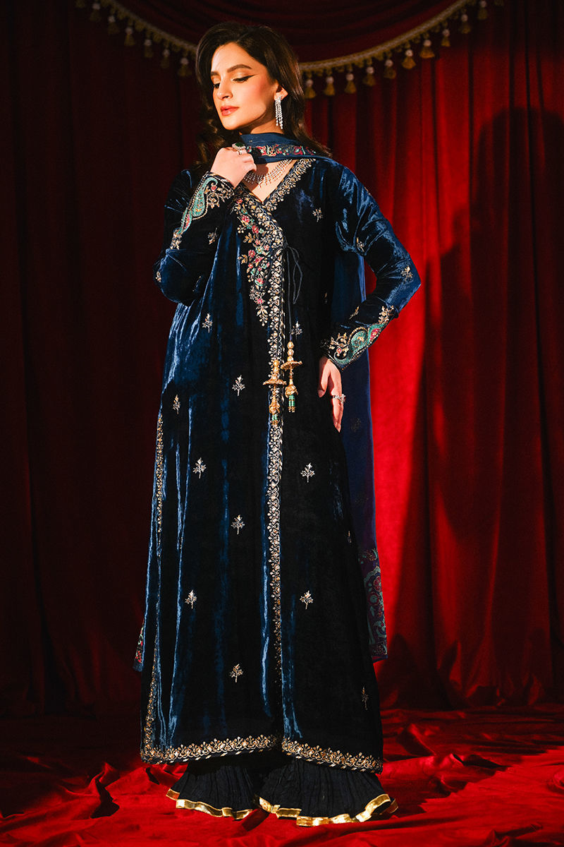 Ansab Jahangir | So Hot Luxury Velvets | Farah - Official Ansab Jahangir stockist in UK - Sakeena London