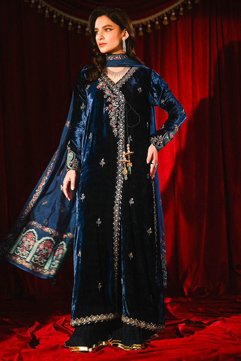 Ansab Jahangir | So Hot Luxury Velvets | Farah - Official Ansab Jahangir stockist in UK - Sakeena London