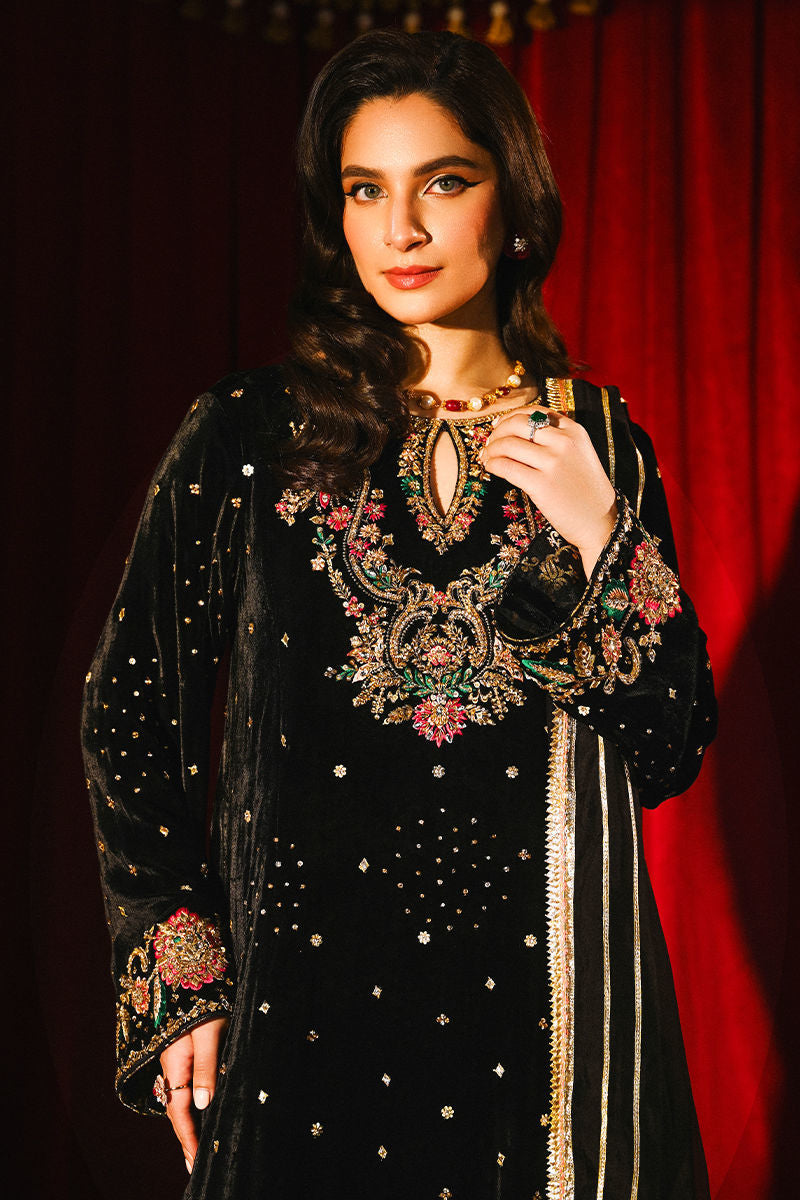 Ansab Jahangir | So Hot Luxury Velvets | Derya - Official Ansab Jahangir stockist in UK - Sakeena London