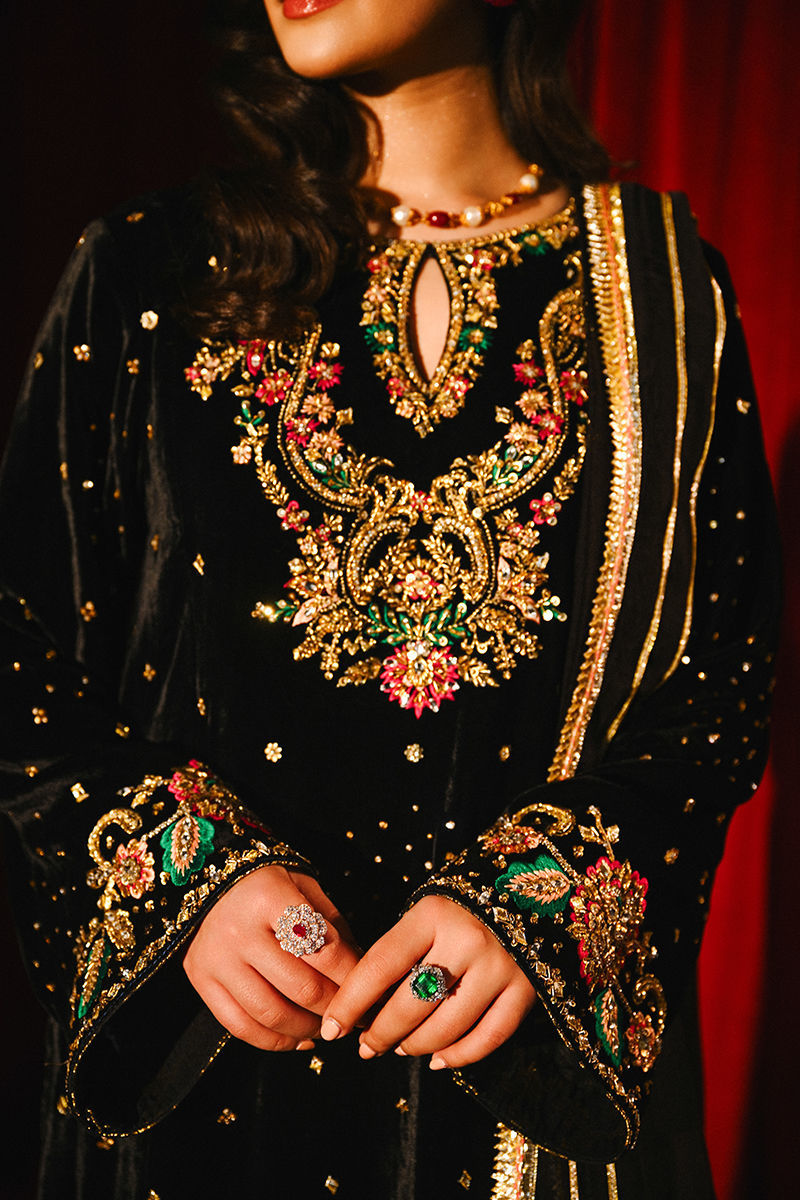 Ansab Jahangir | So Hot Luxury Velvets | Derya - Official Ansab Jahangir stockist in UK - Sakeena London