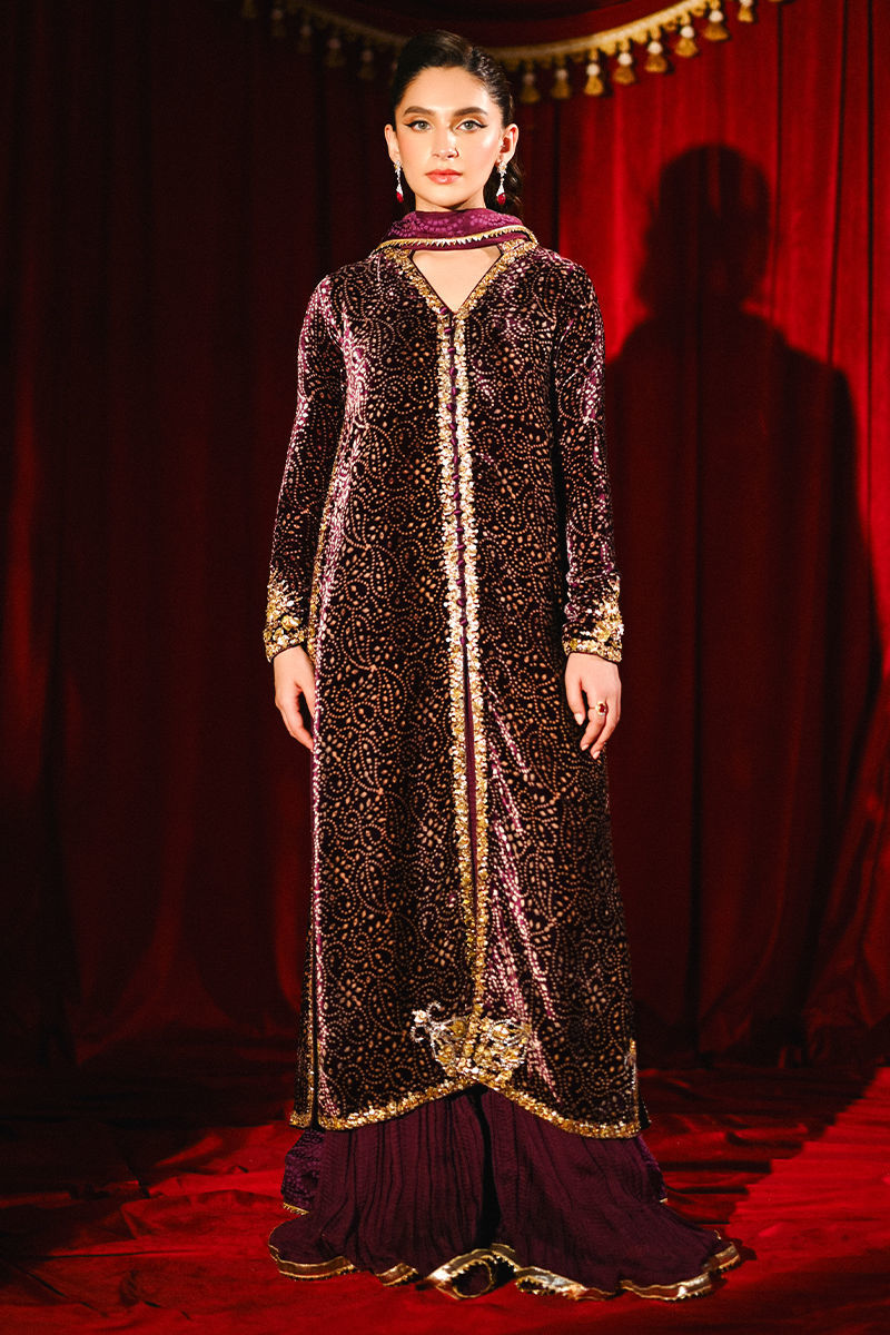 Ansab Jahangir | So Hot Luxury Velvets | Sabeen - Official Ansab Jahangir stockist in UK - Sakeena London