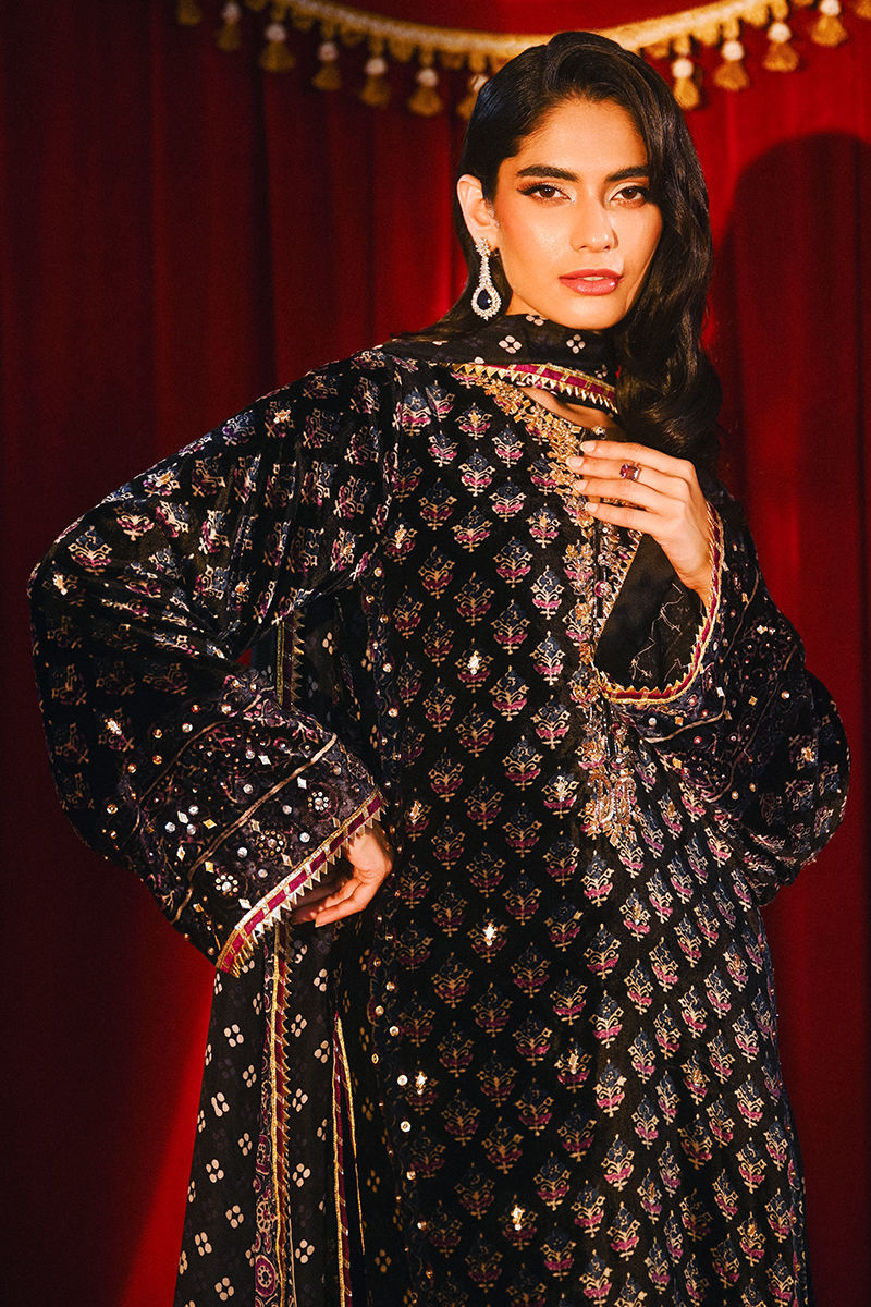 Ansab Jahangir | So Hot Luxury Velvets | Melek - Official Ansab Jahangir stockist in UK - Sakeena London