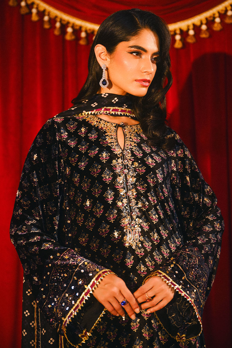 Ansab Jahangir | So Hot Luxury Velvets | Melek - Official Ansab Jahangir stockist in UK - Sakeena London