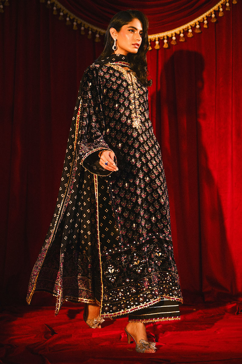 Ansab Jahangir | So Hot Luxury Velvets | Melek - Official Ansab Jahangir stockist in UK - Sakeena London