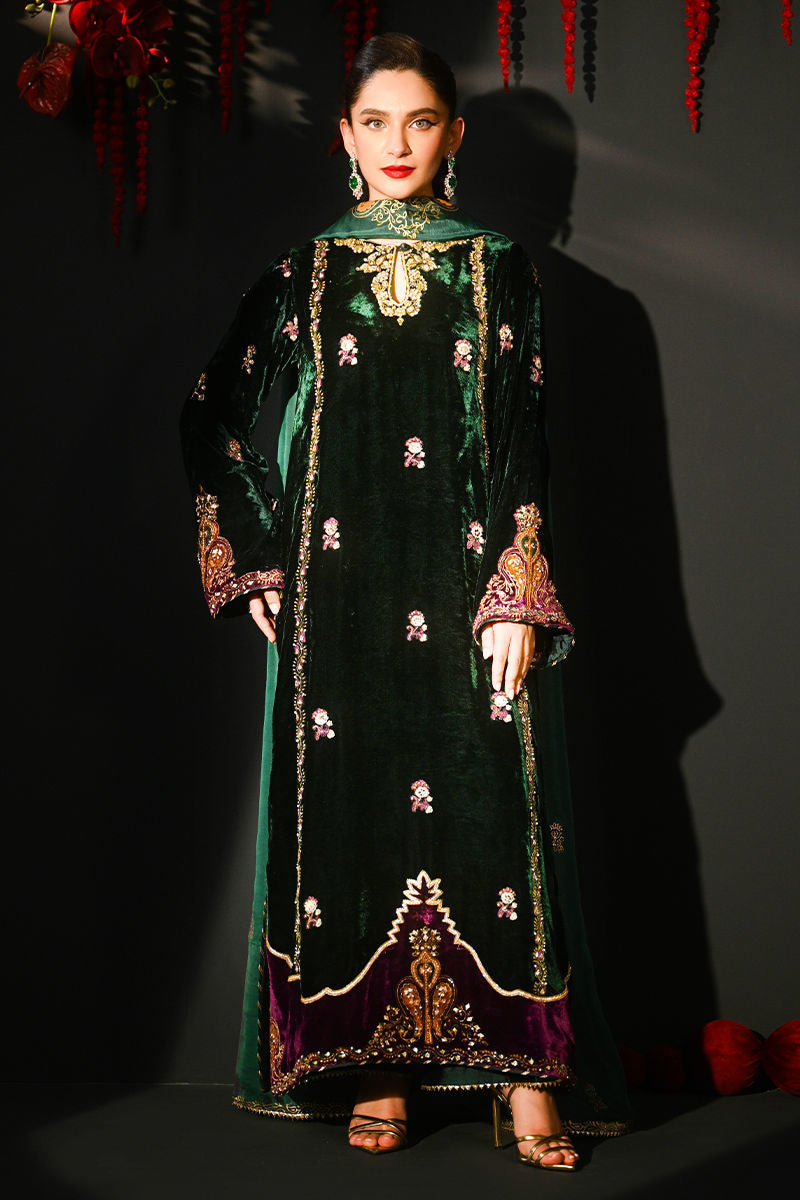 Ansab Jahangir | So Hot Luxury Velvets | Mirha - Official Ansab Jahangir stockist in UK - Sakeena London