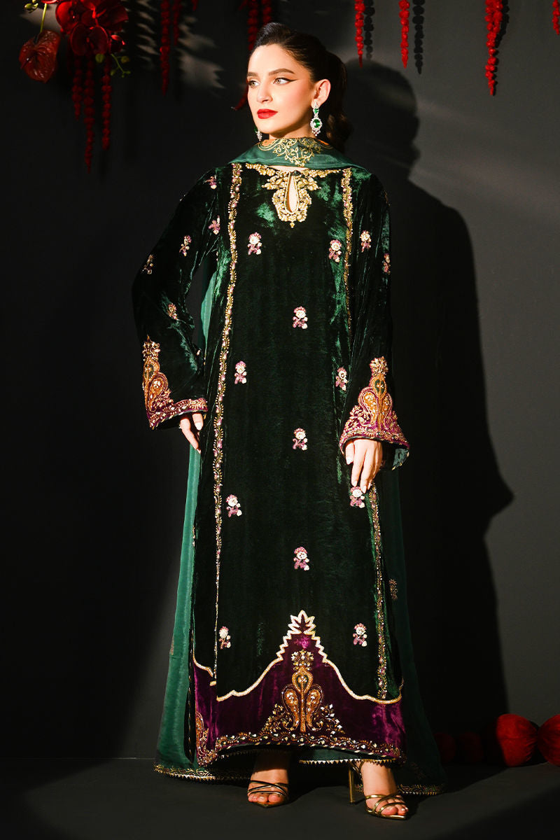 Ansab Jahangir | So Hot Luxury Velvets | Mirha - Official Ansab Jahangir stockist in UK - Sakeena London