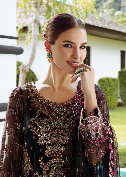Meeral | Wedding Formals | Mahjabeen_Black - Official Meeral stockist in UK - Sakeena London