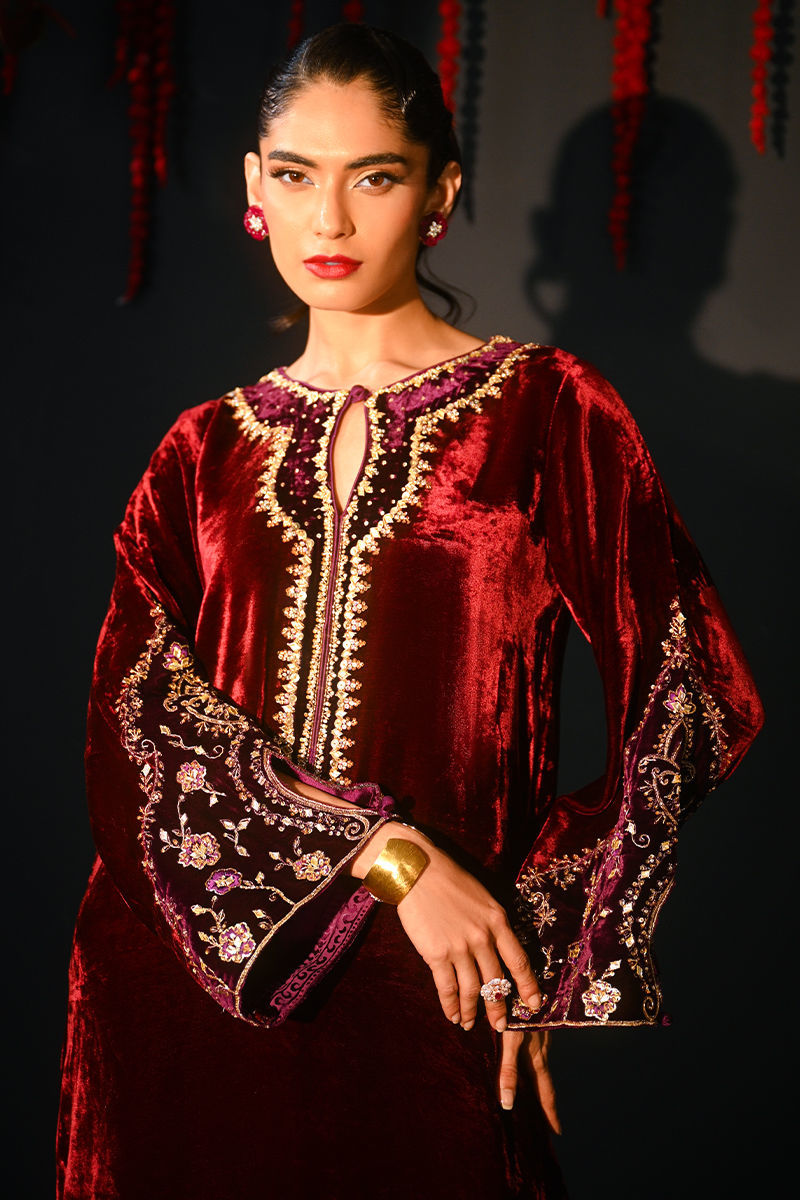 Ansab Jahangir | So Hot Luxury Velvets | Aydin - Official Ansab Jahangir stockist in UK - Sakeena London