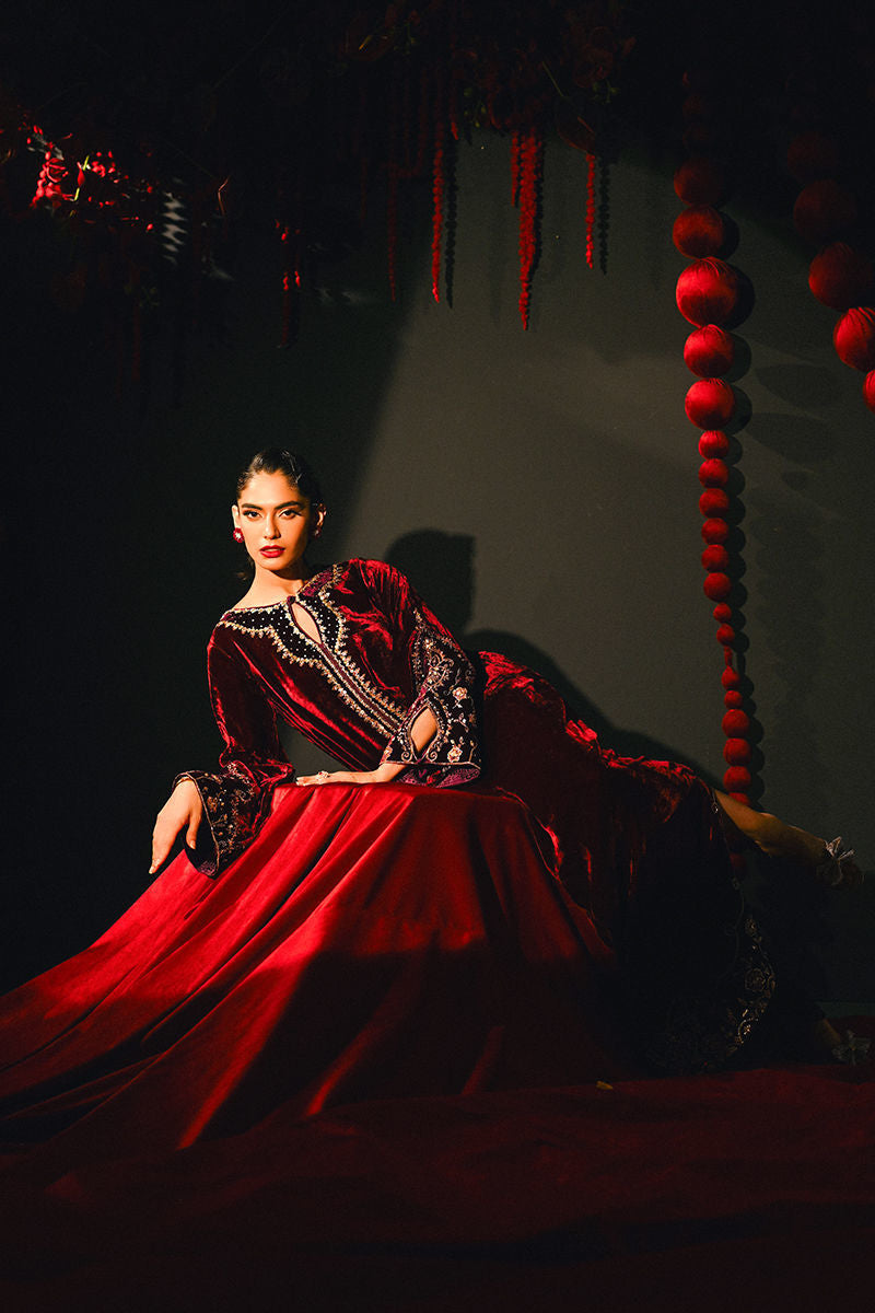 Ansab Jahangir | So Hot Luxury Velvets | Aydin - Official Ansab Jahangir stockist in UK - Sakeena London