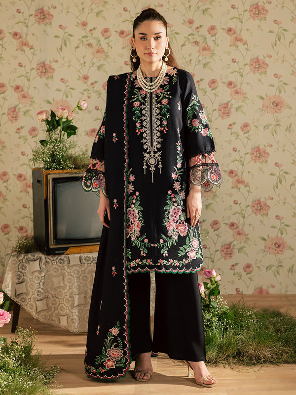 Mahnur | Kaia Slub Linen 25 | K - 14 | 3 PC LINEN - Official Mahnur stockist in UK - Sakeena London