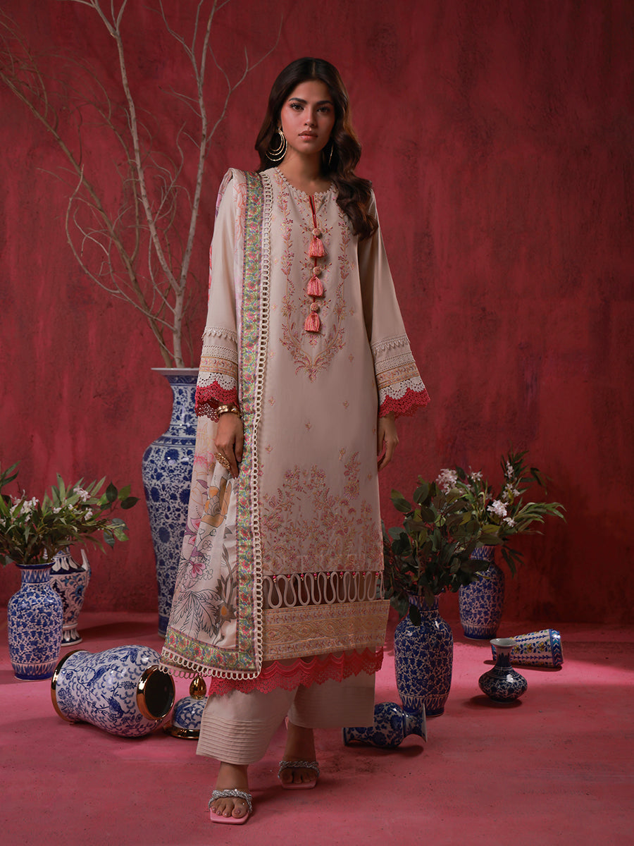 Salitex | Zaria Luxury Lawn | A05 - Official Salitex stockist in UK - Sakeena London