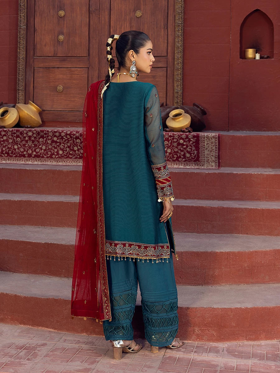 Salitex | Signature Festive Chiffon | SUNW6JI021UT - Official Salitex stockist in UK - Sakeena London