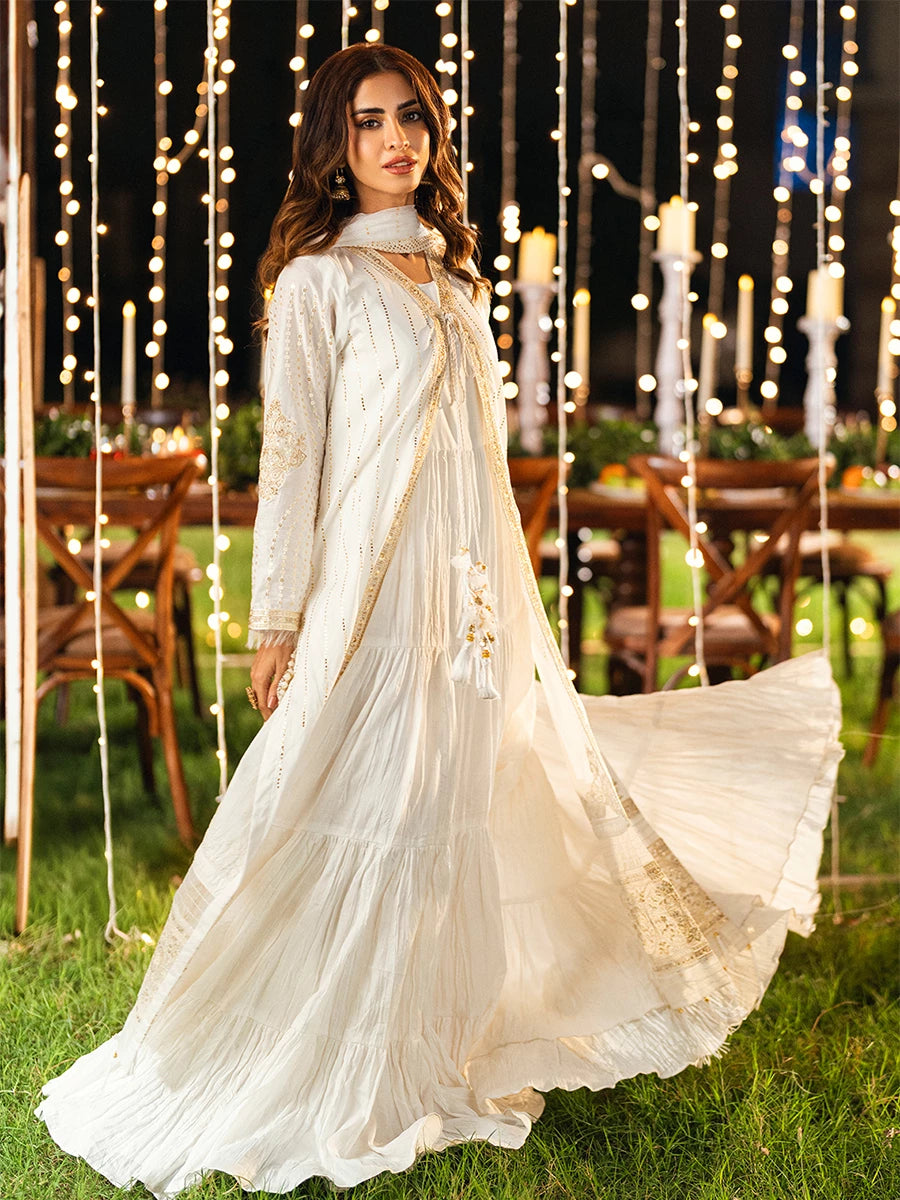 Salitex | Signature Festive Chiffon | UNS25WW003UT - Official Salitex stockist in UK - Sakeena London