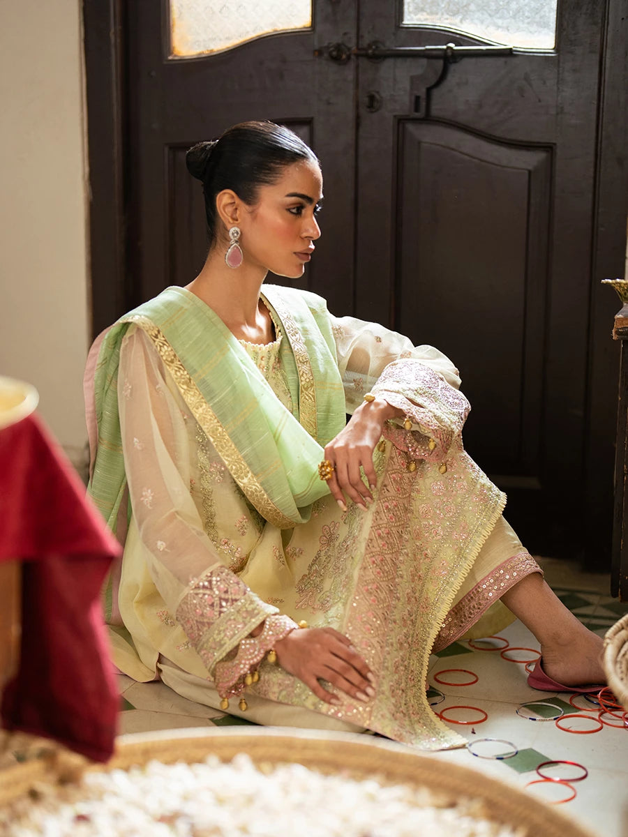 Salitex | Signature Festive Chiffon | SUNW6JI045UT - Official Salitex stockist in UK - Sakeena London