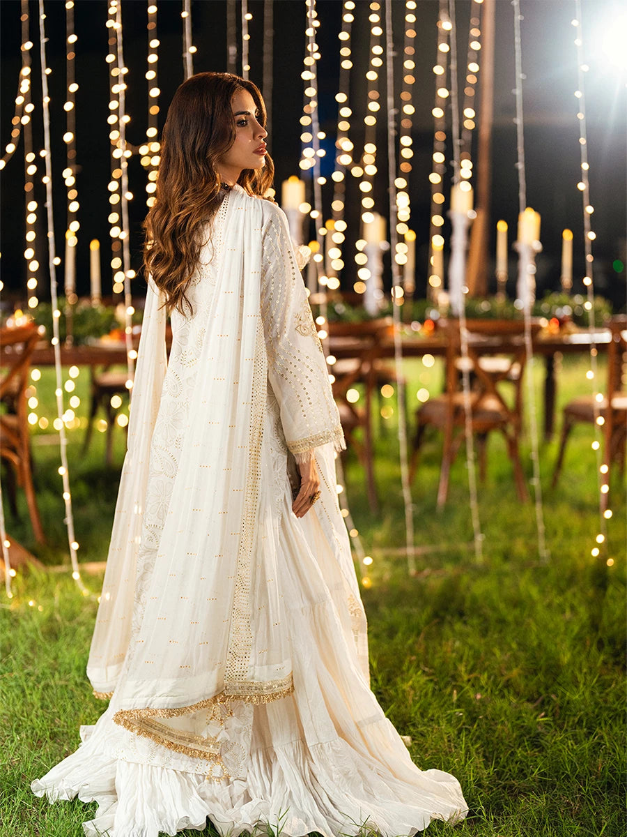 Salitex | Signature Festive Chiffon | UNS25WW003UT - Official Salitex stockist in UK - Sakeena London