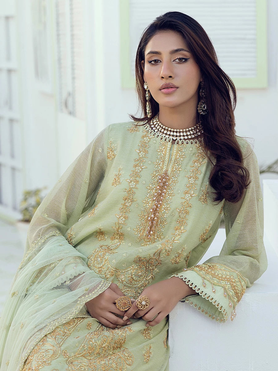 Salitex | Signature Festive Chiffon | SUNW6NO001UT - Official Salitex stockist in UK - Sakeena London