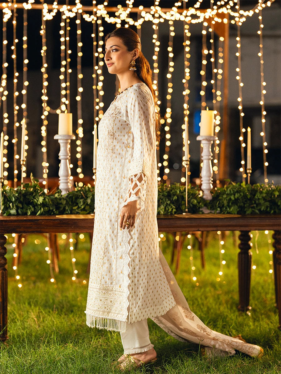 Salitex | Signature Festive Chiffon | UNS25WW004UT - Official Salitex stockist in UK - Sakeena London
