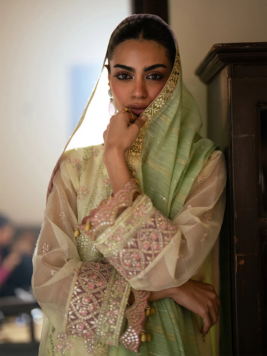 Salitex | Signature Festive Chiffon | SUNW6JI045UT - Official Salitex stockist in UK - Sakeena London