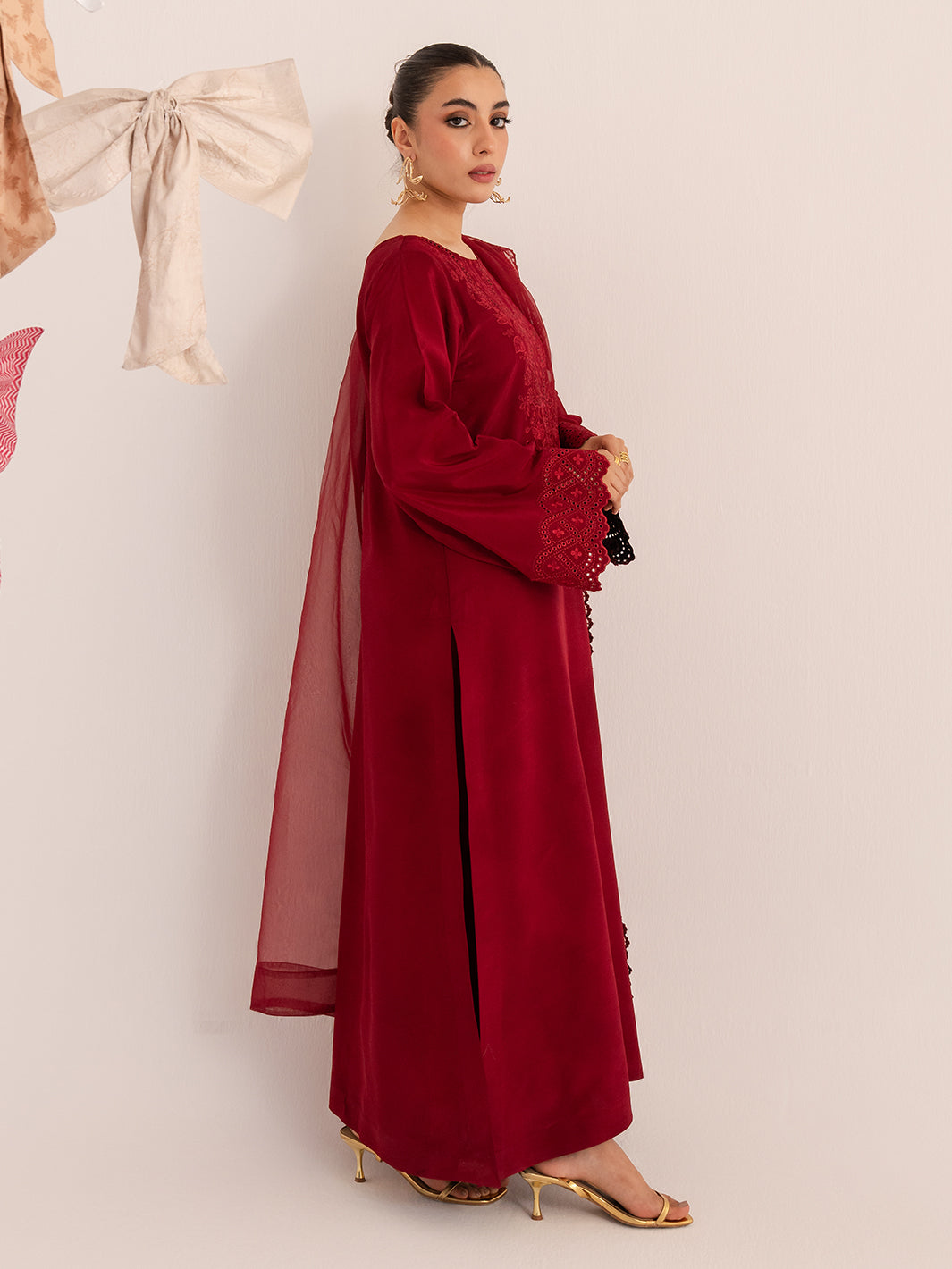 Izel | The Silk Chapter | Cerise - Official Izel stockist in UK - Sakeena London