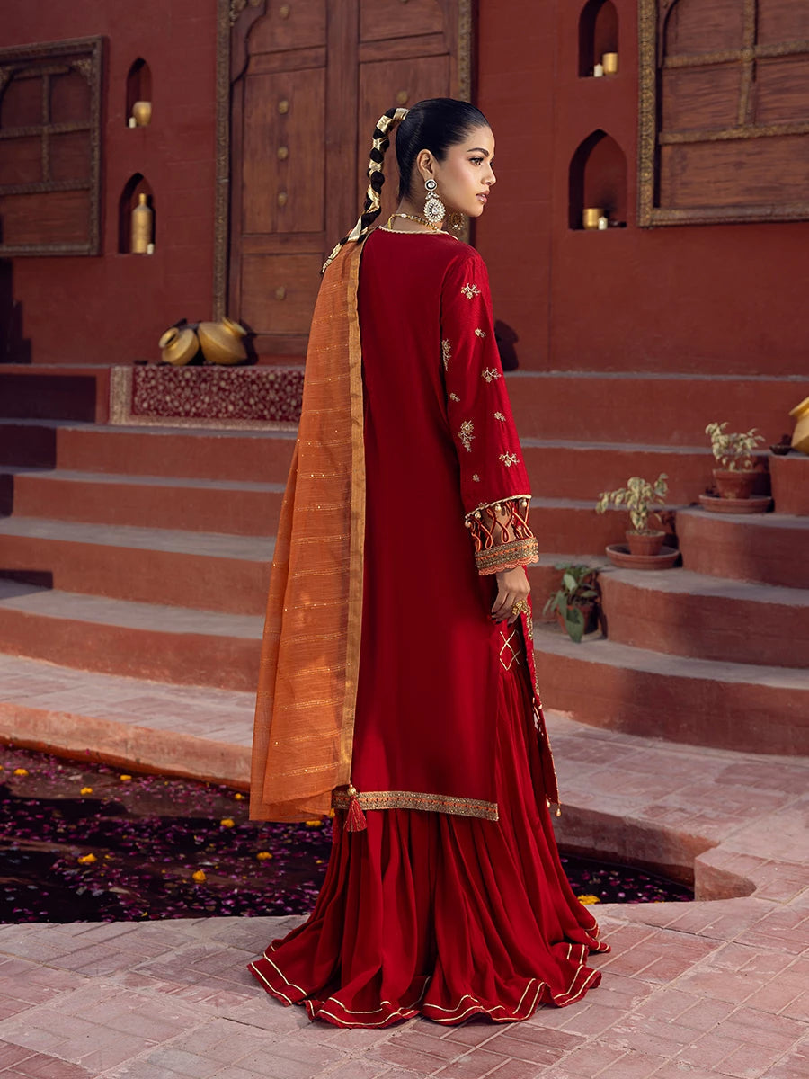 Salitex | Signature Festive Chiffon | SUNW6JI020UT - Official Salitex stockist in UK - Sakeena London