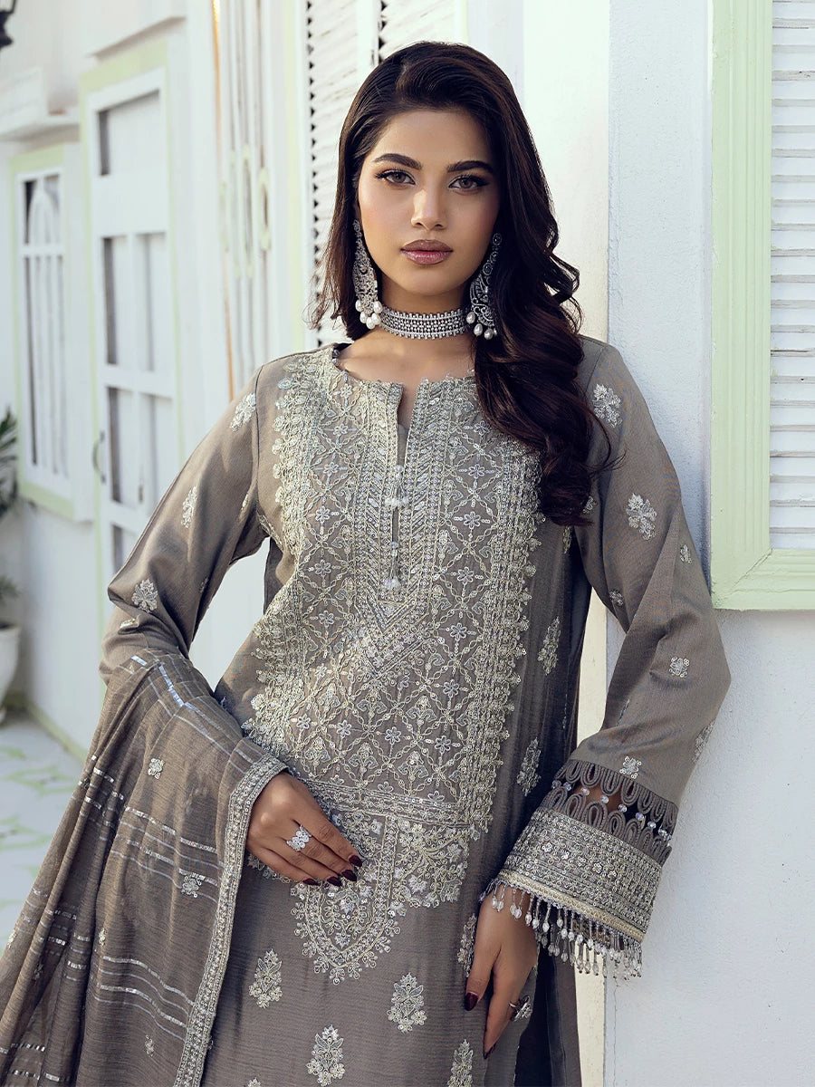Salitex | Signature Festive Chiffon | SUNW6NO009UT - Official Salitex stockist in UK - Sakeena London