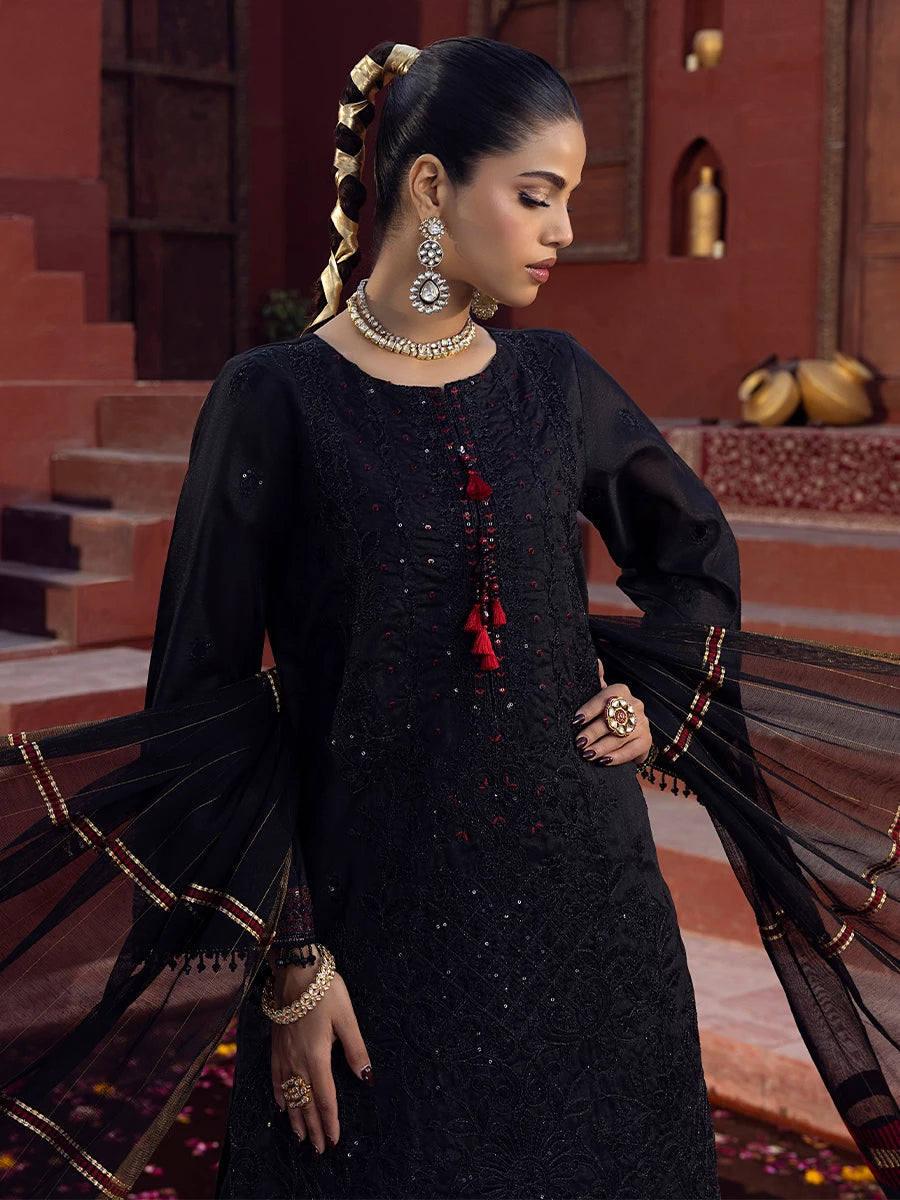 Salitex | Signature Festive Chiffon | SUNW6JI022UT - Official Salitex stockist in UK - Sakeena London