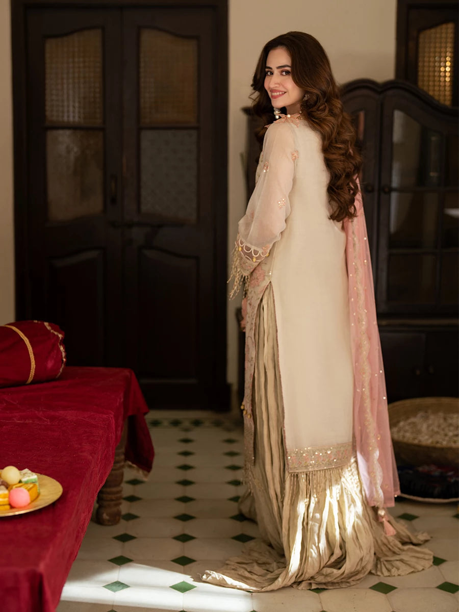 Salitex | Signature Festive Chiffon | SUNW6NO033UT - Official Salitex stockist in UK - Sakeena London