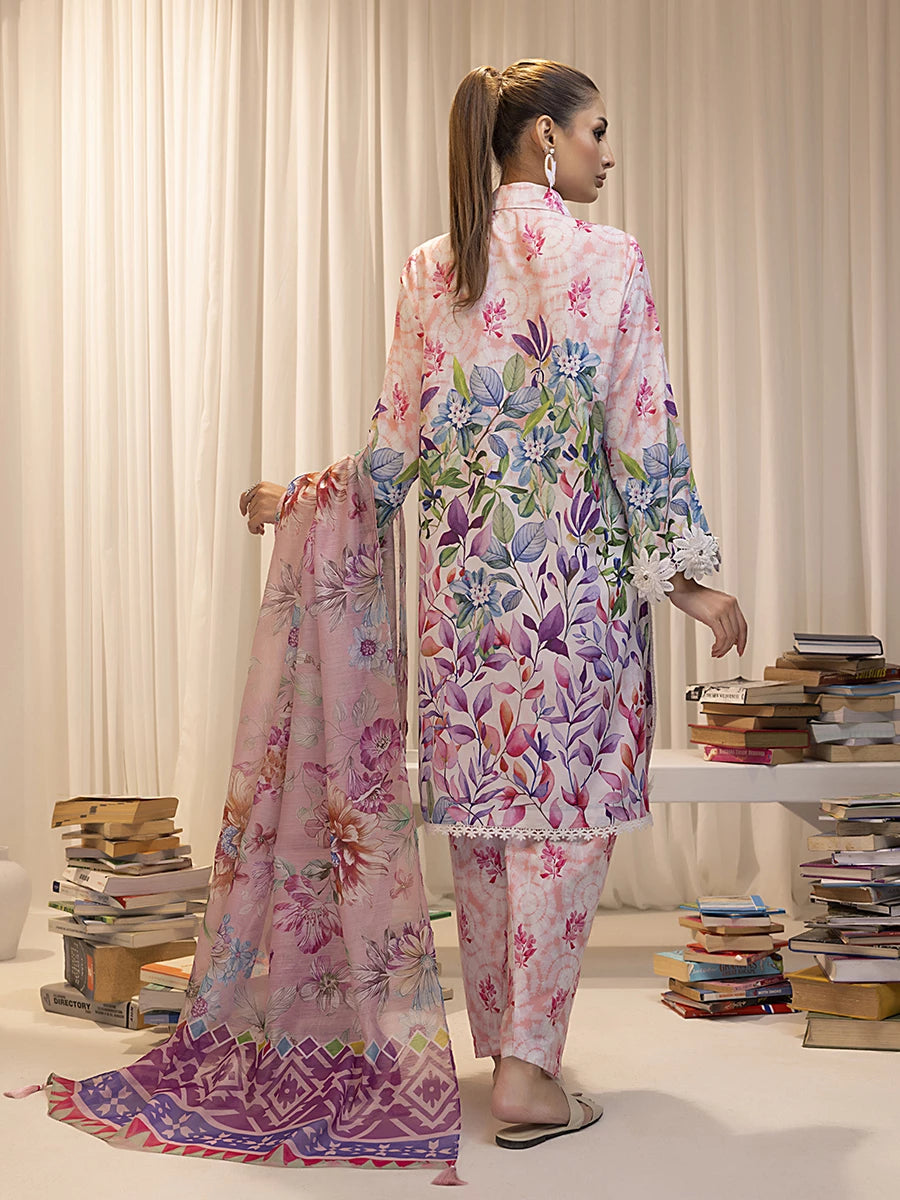Salitex | Sibel Printed Lawn Silk | ST-04 - Official Salitex stockist in UK - Sakeena London