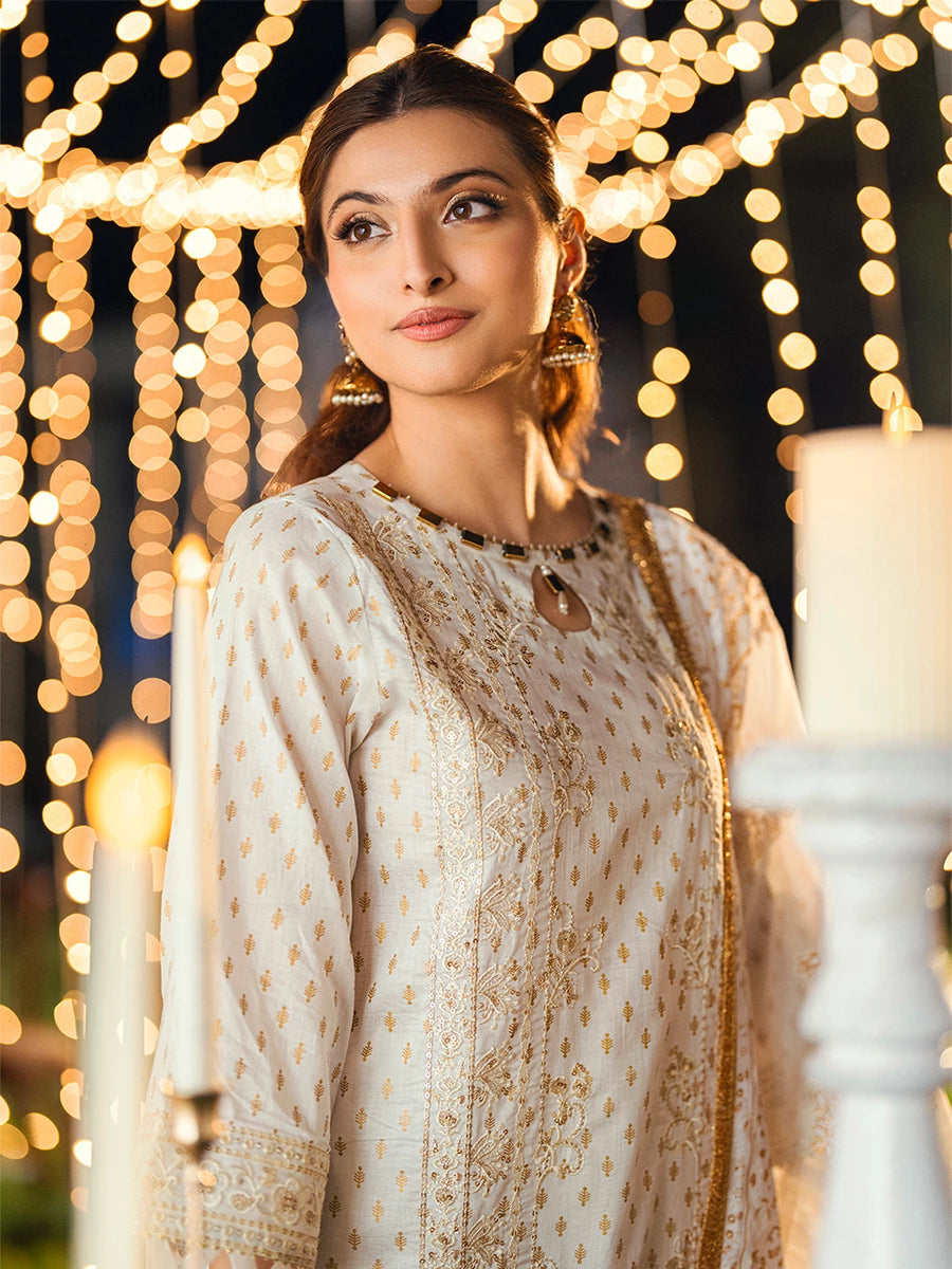 Salitex | Signature Festive Chiffon | UNS25WW004UT - Official Salitex stockist in UK - Sakeena London