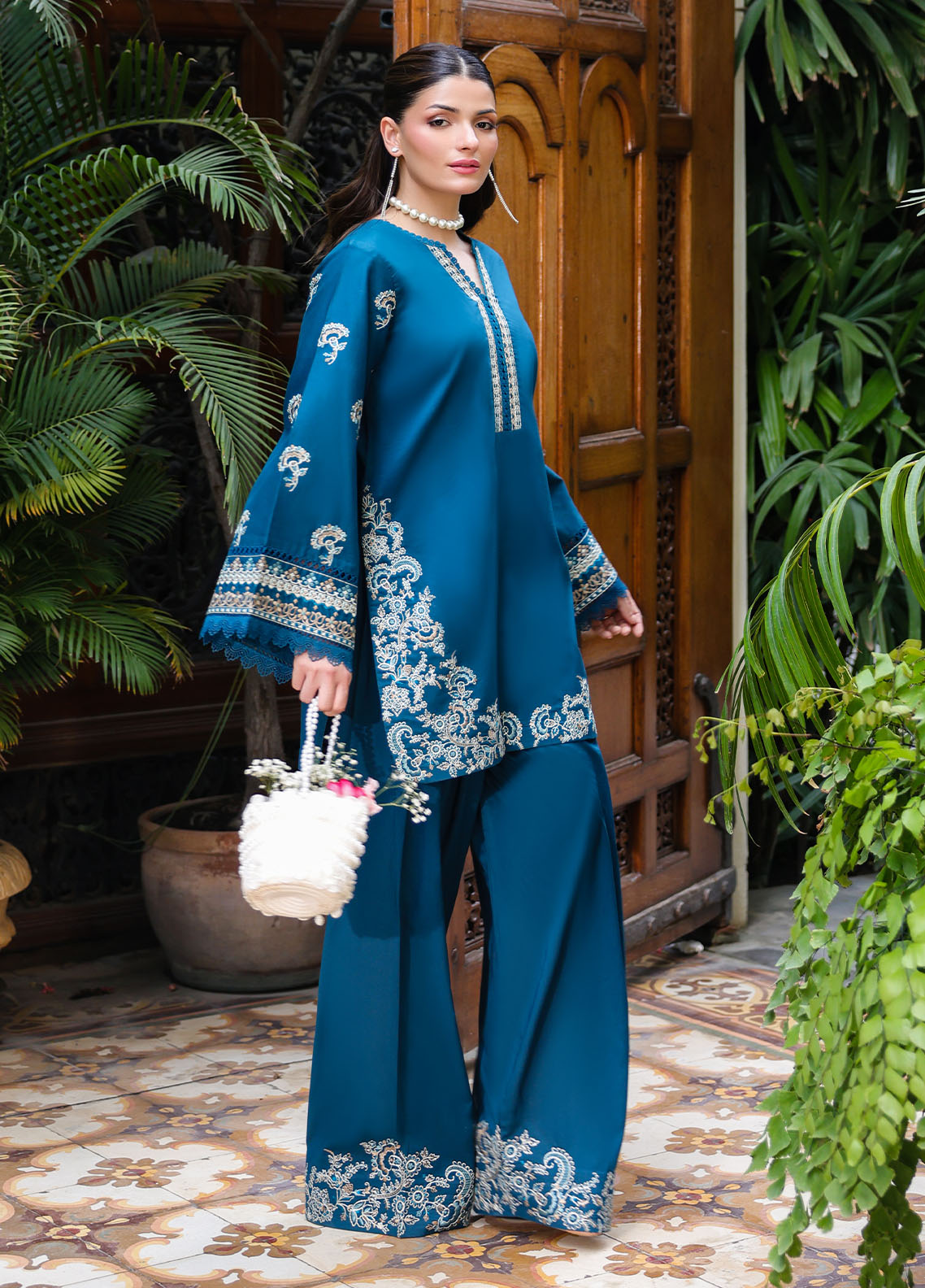 Sahane | Lovent Embroidered Pret 25 | ME23001 Euphoria - Official Sahane stockist in UK - Sakeena London