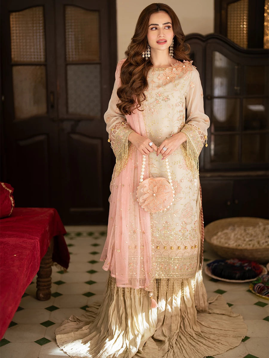 Salitex | Signature Festive Chiffon | SUNW6NO033UT - Official Salitex stockist in UK - Sakeena London