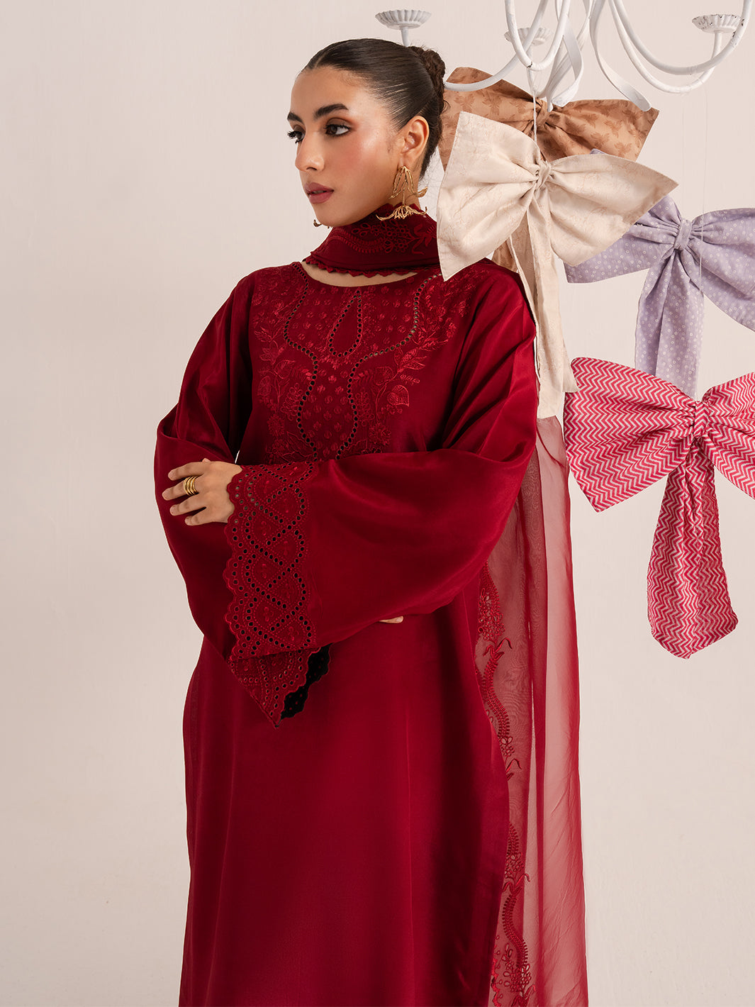 Izel | The Silk Chapter | Cerise - Official Izel stockist in UK - Sakeena London
